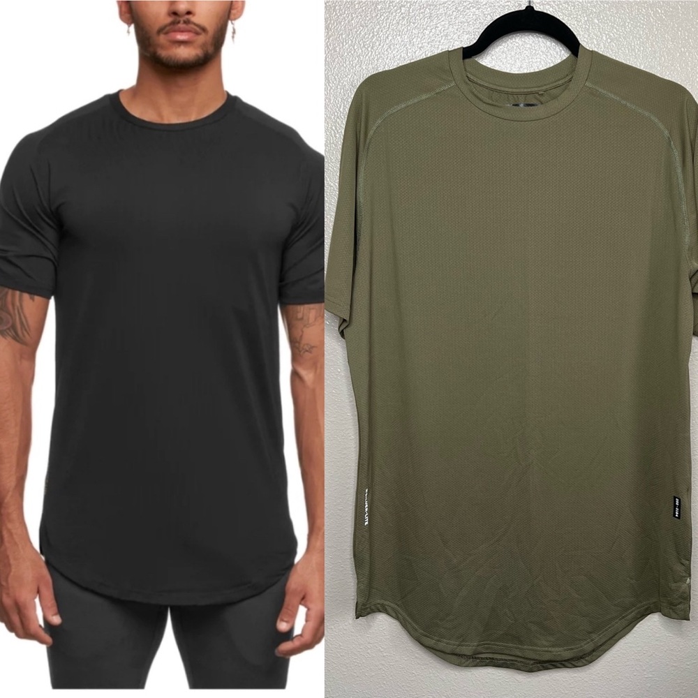 ASRV mens Silver-Lite tee NWOT